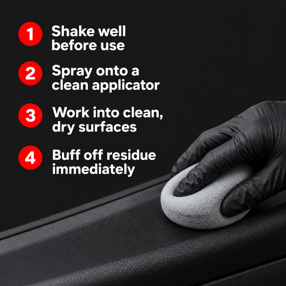 Gtechniq C6 Antibacterial Matte Dash (100ml) — How do I apply it?