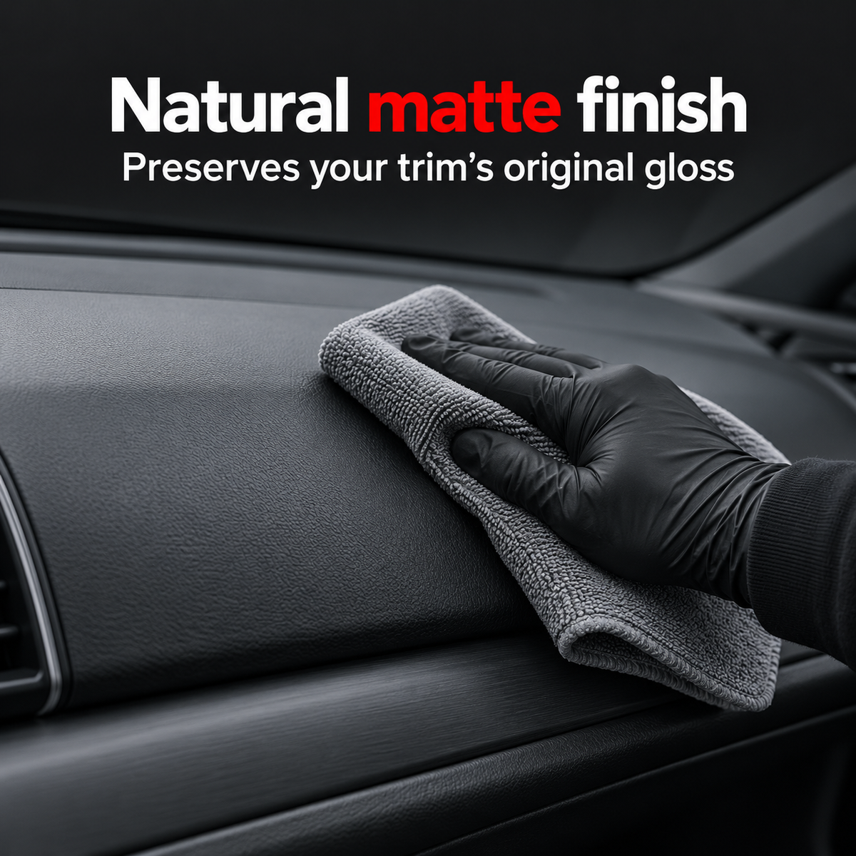 Gtechniq C6 Antibacterial Matte Dash (100ml) — What finish will it leave?