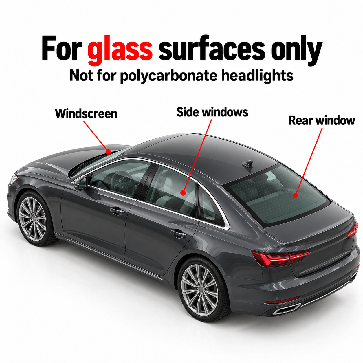 Gtechniq G1 & G2 Clear Vision Smart Glass 100ml — Where can I use it?
