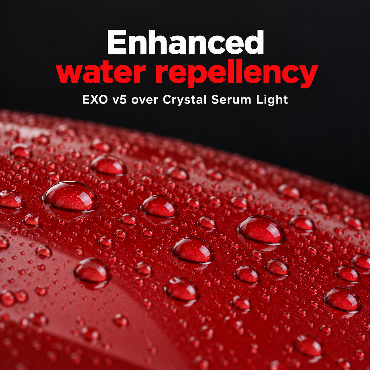 Gtechniq Crystal Serum Light & EXO v5 - Ceramic Coating - 3-5 Years — What does water repellency look like?