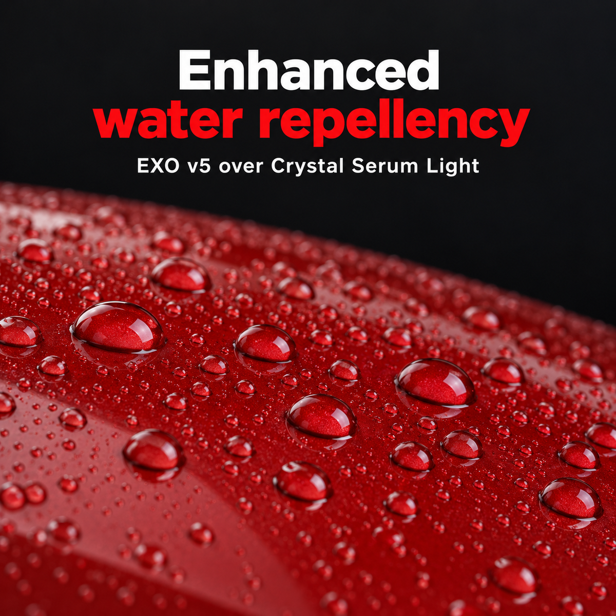Gtechniq Crystal Serum Light & EXO v5 - Ceramic Coating - 3-5 Years — What does water repellency look like?