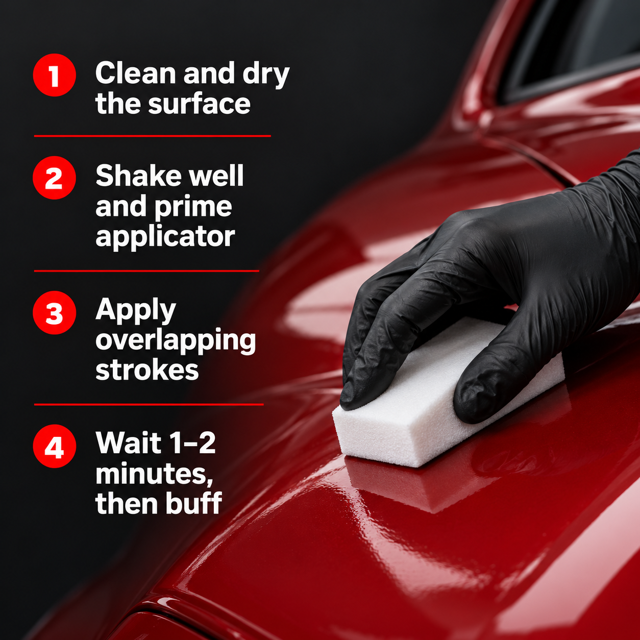 Gtechniq EXO v5 Ultra Durable Hydrophobic Coating - 2 Years — How do I apply it?