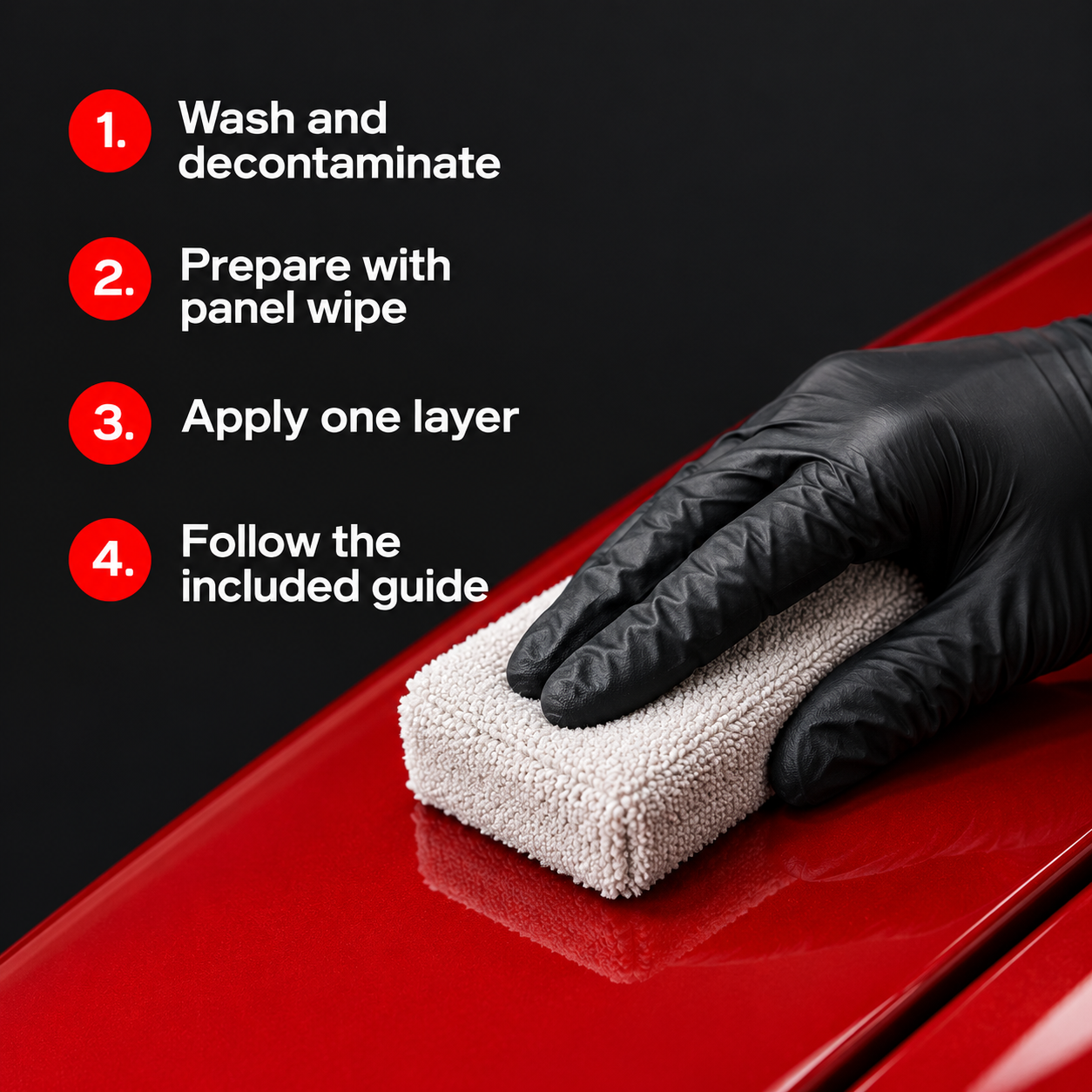 Gtechniq GT1 Easy-Apply Ceramic Coating Kit - 12 Months — How do I apply it?