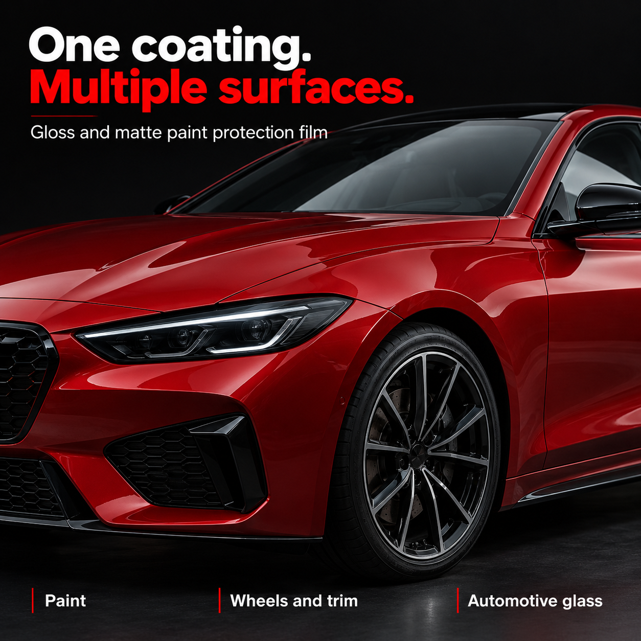 Gtechniq GT1 Easy-Apply Ceramic Coating Kit - 12 Months — Which surfaces can I coat?