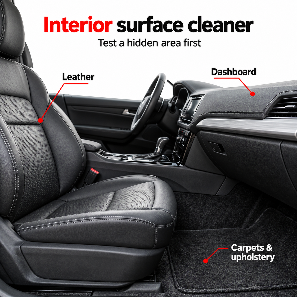Gtechniq I2 Tri Clean – Interior Cleaner — Where can I use it?