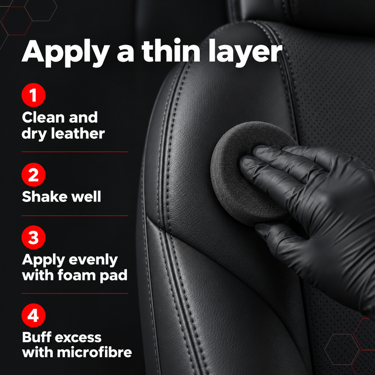 Gtechniq L1 Leather Guard — How do I apply it?