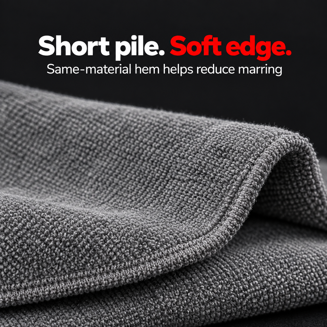 Gtechniq MF1 ZeroR Microfiber Buff Cloth — What touches the surface?