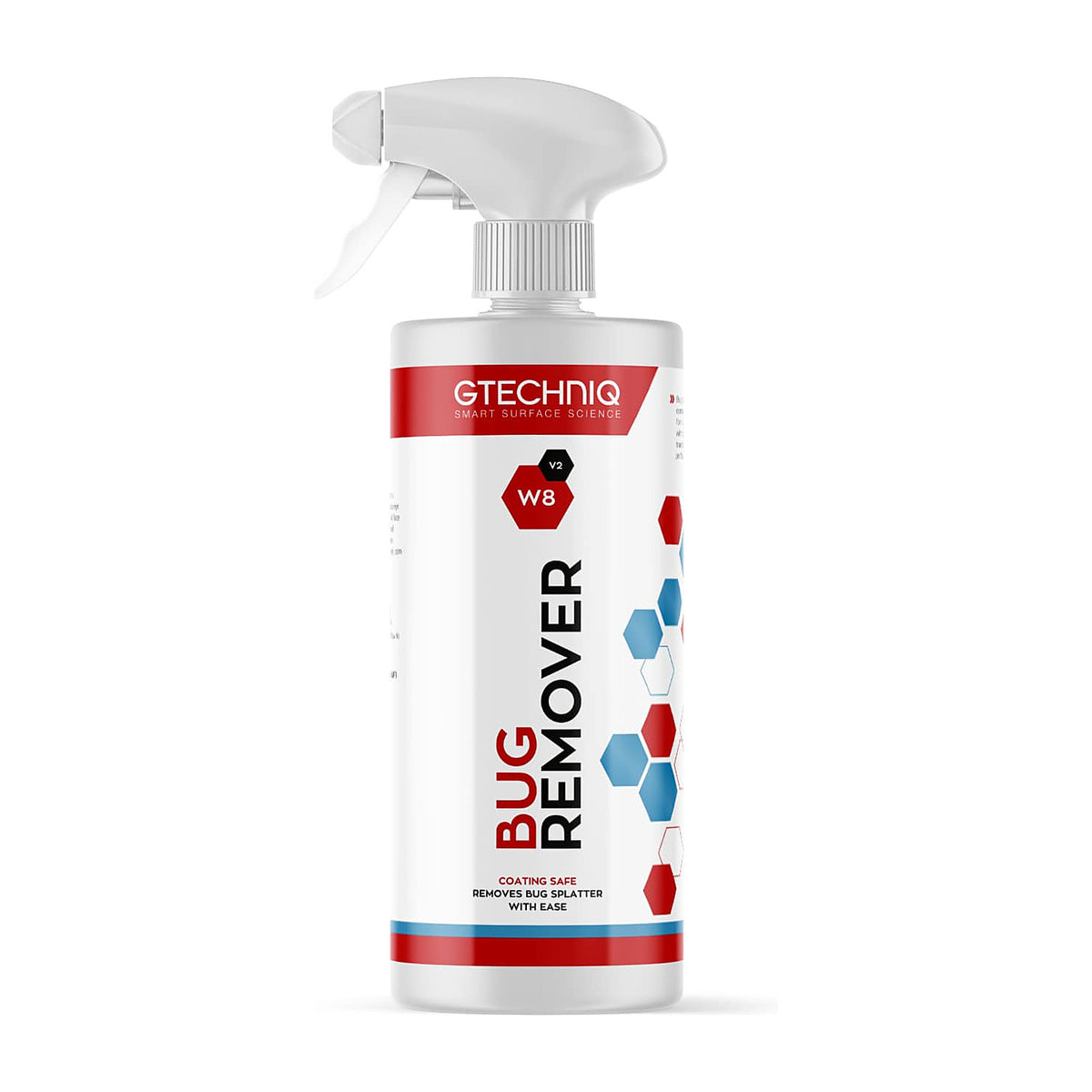 Gtechniq W8 Bug Remover 500ml spray bottle, front label