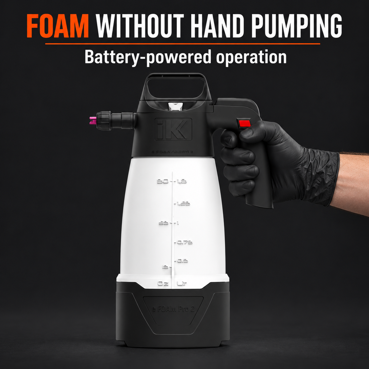 IK e Foam Pro 2 (Battery Powered Handheld Foamer) — Do I need to pump?