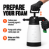 IK Foam Pro 2 Hand Pressure Sprayer 1.25L — How do I prepare it?