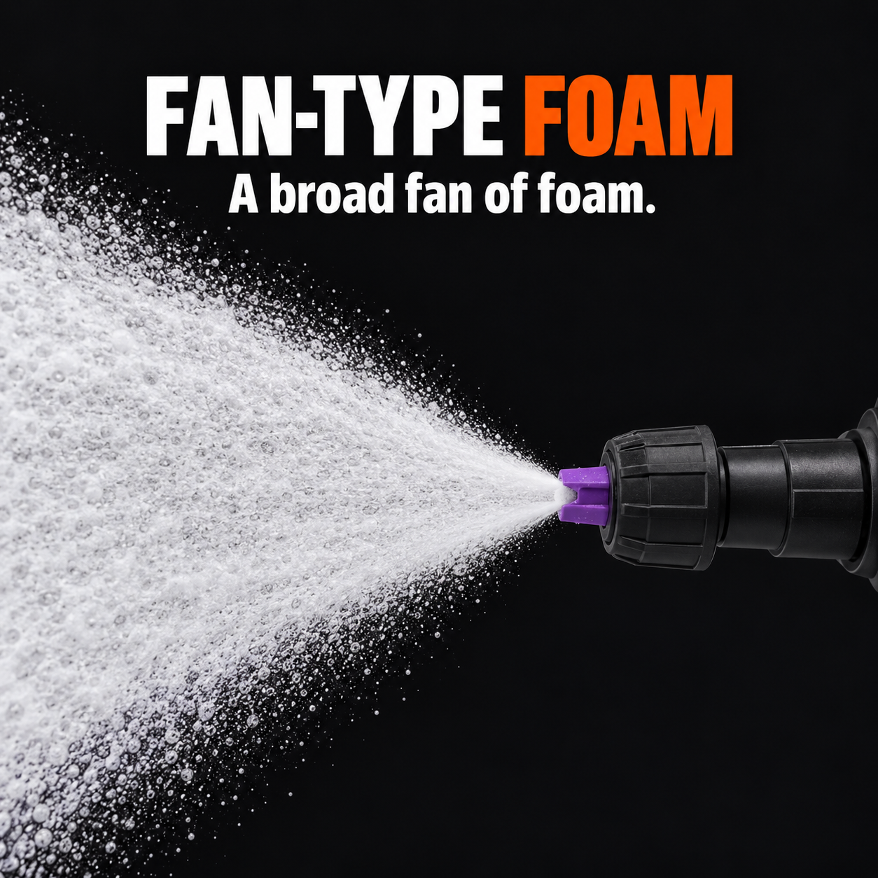 IK Foam Pro 2 Hand Pressure Sprayer 1.25L — What spray pattern does it produce?