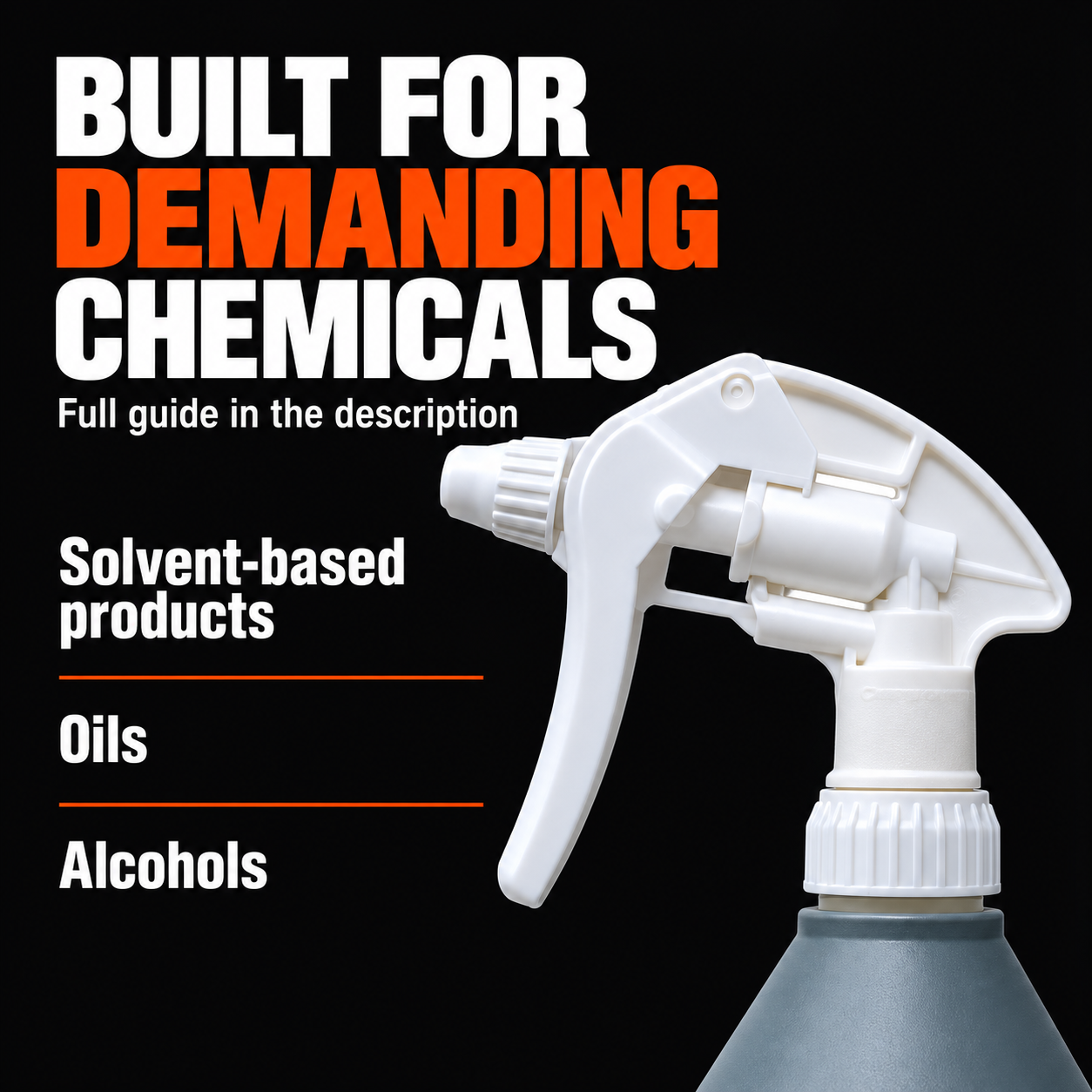 IK Multi Heavy Duty HC TR 1 Sprayer — Which products can it spray?