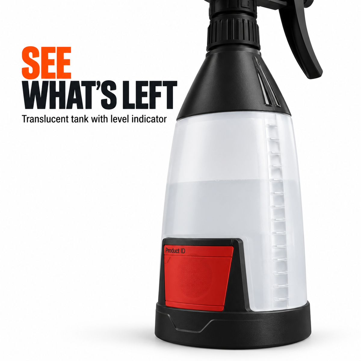 IK Multi TR 1 Trigger Sprayer 1L — Can I monitor the contents?