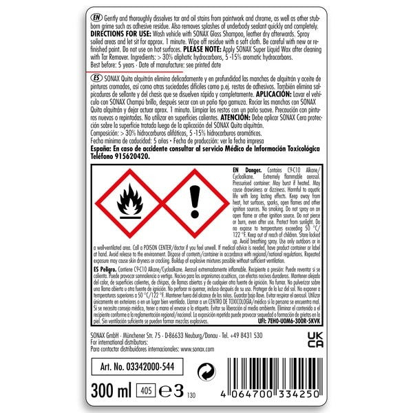 Sonax Tar Remover