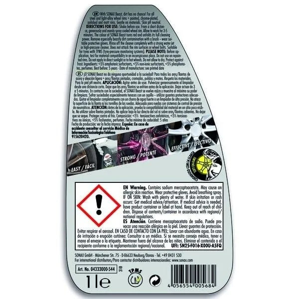 Sonax Felgen Beast Wheel Cleaner