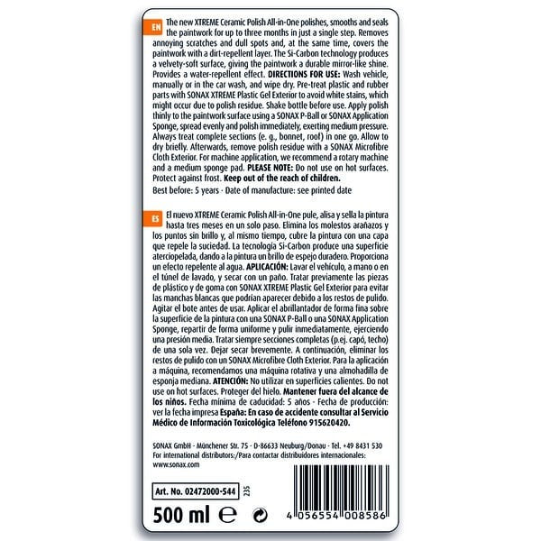 Sonax Xtreme Ceramic Polish All-in-One