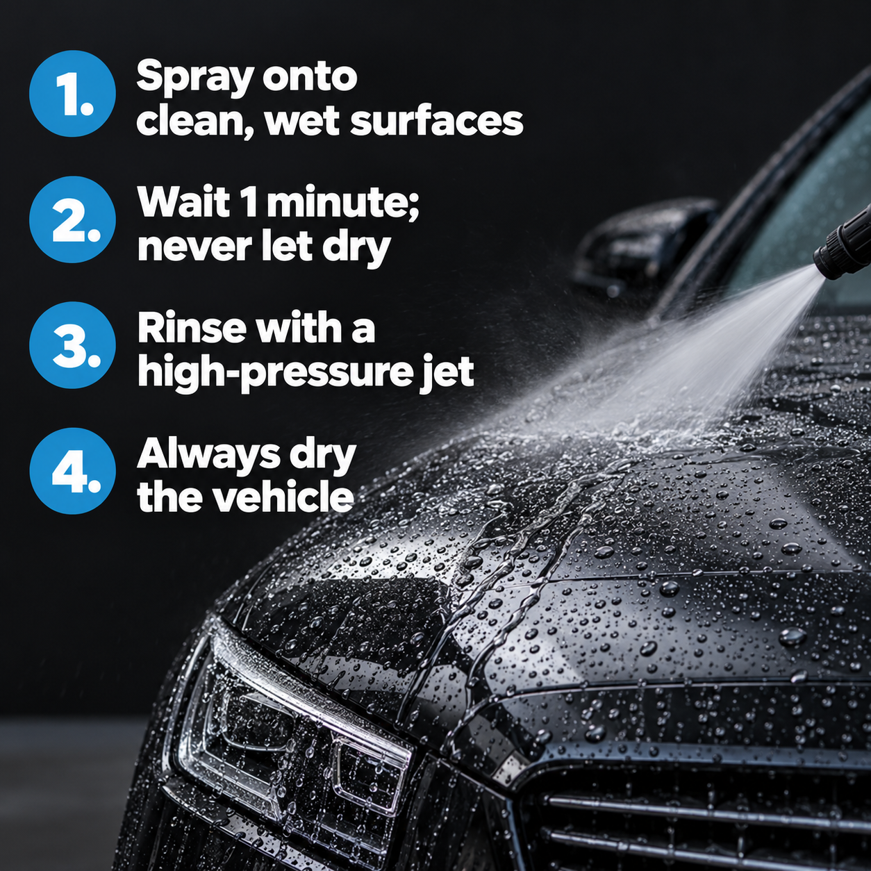 Infinity Wax Express Sealant - Spray on Si02 500ml — How do I apply it?
