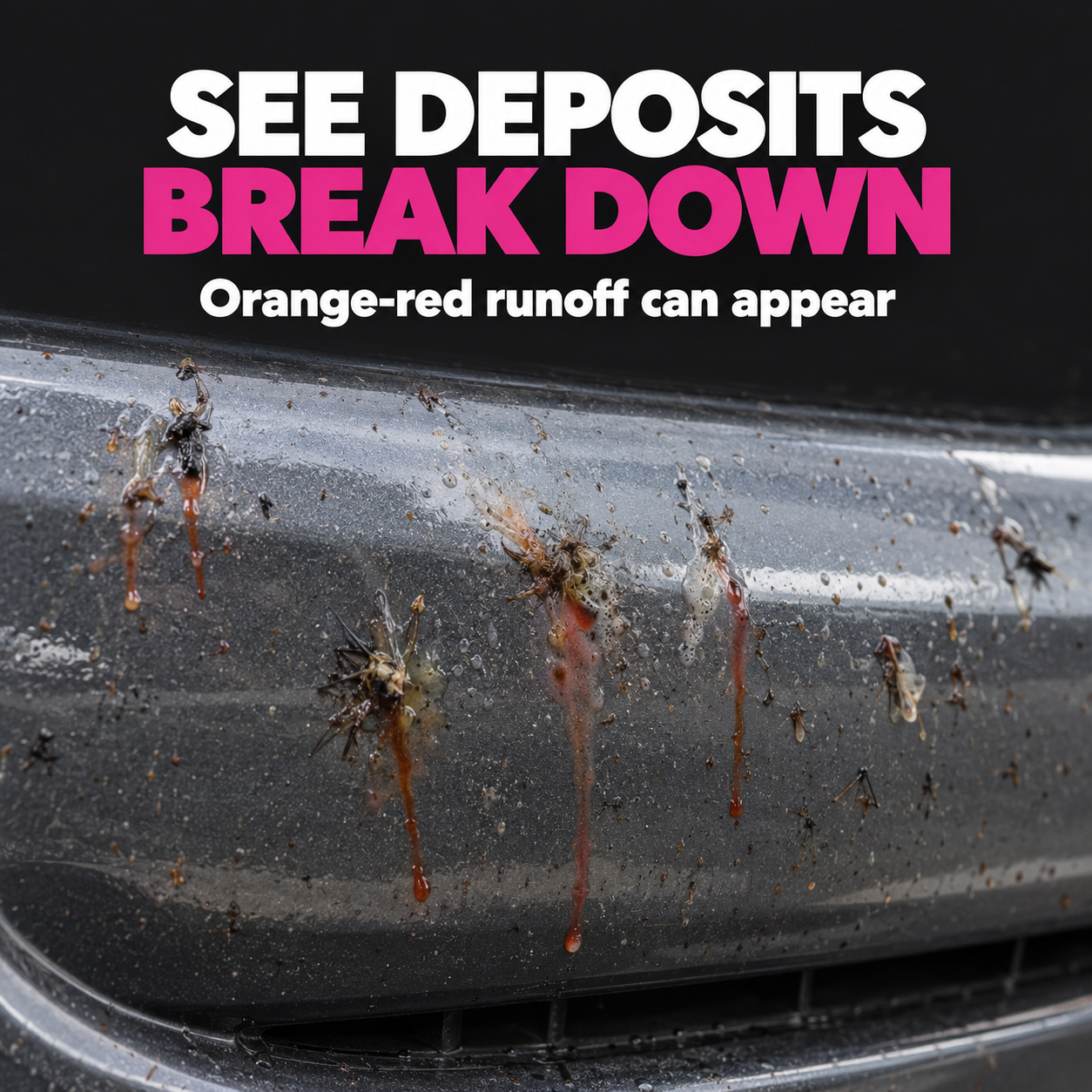 Infinity Wax Insect Strip 500ml - Bug Remover — What does the runoff mean?