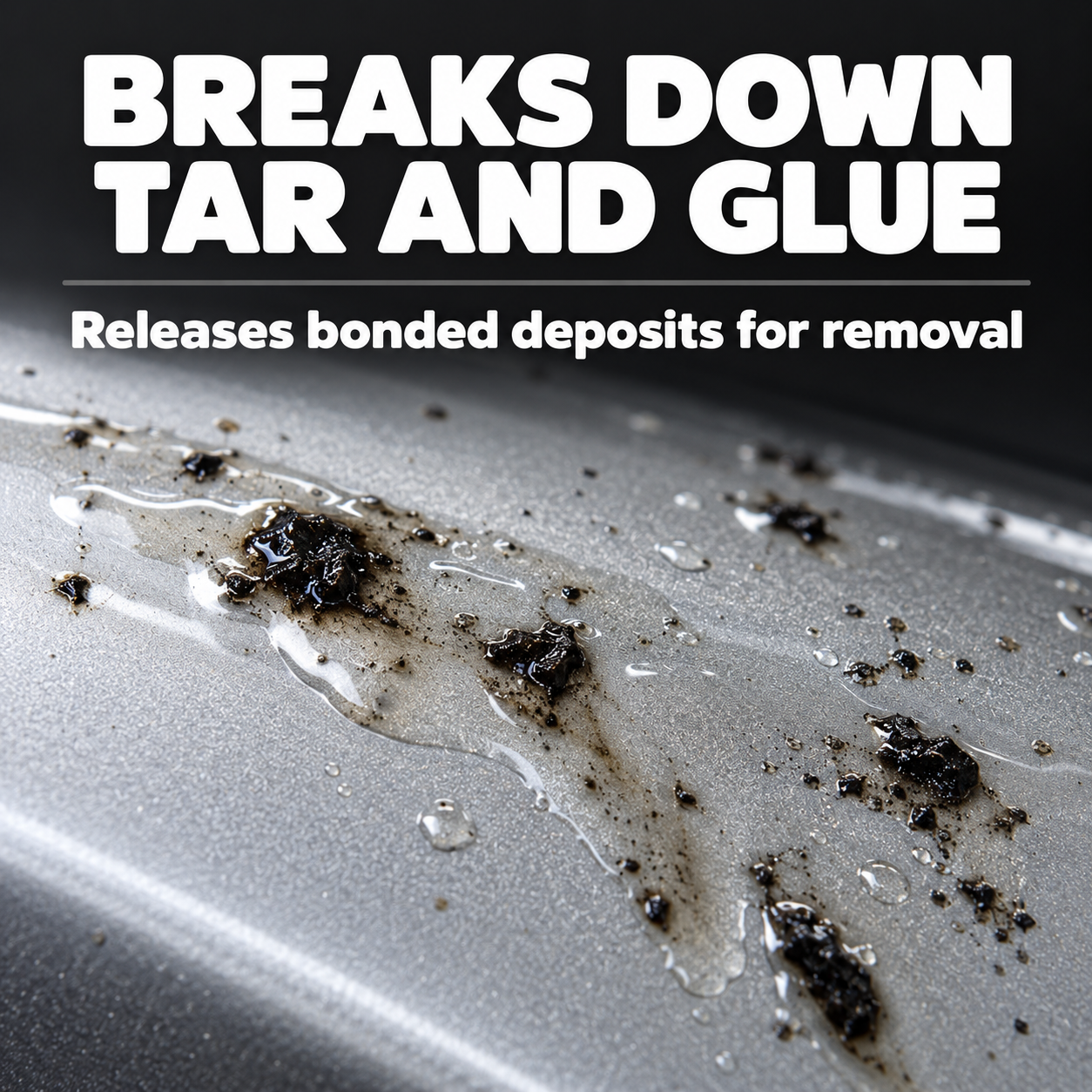 Infinity Wax Liquefy Tar & Glue Remover 500ml — What does it break down?