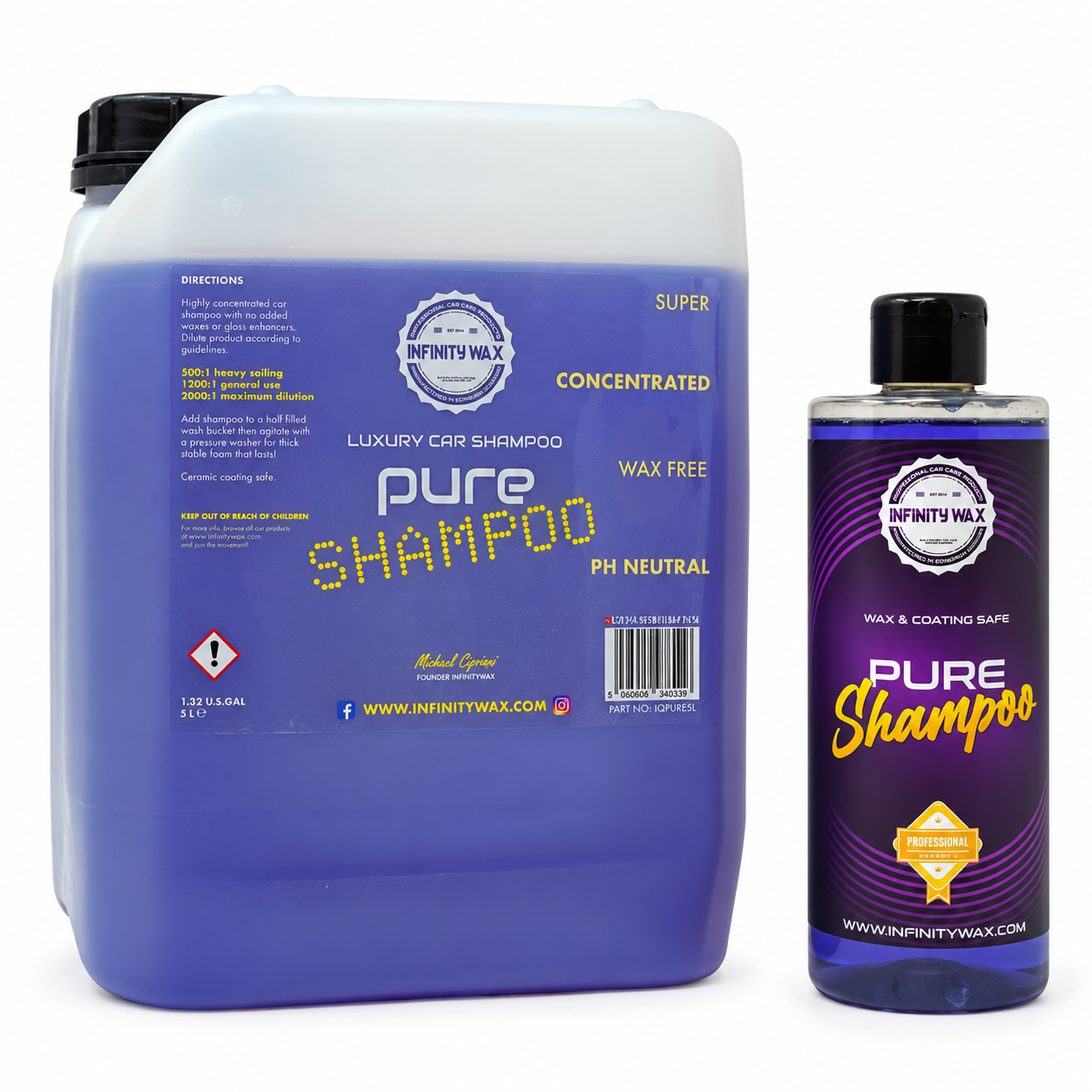 Infinity Wax Pure Shampoo — What am I buying?