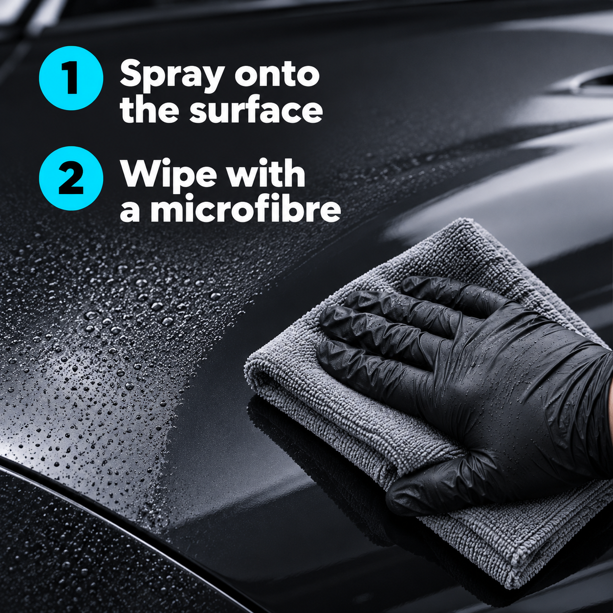 Infinity Wax QDX Ceramic Detailer 500ml — How do I apply it?