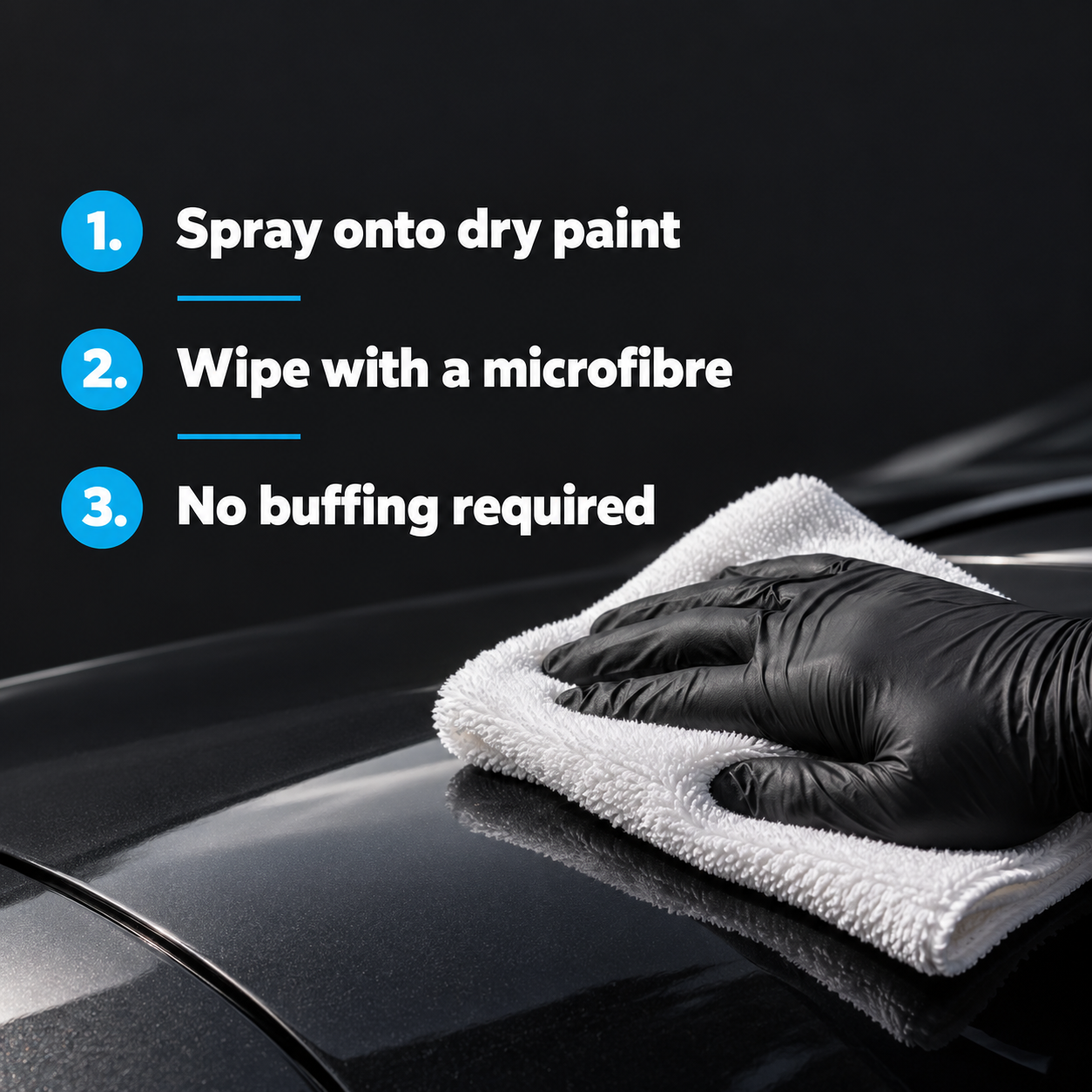 Infinity Wax Rapid Detailer 500ml - Gloss Protection & Hydrophobic — How do I apply it?