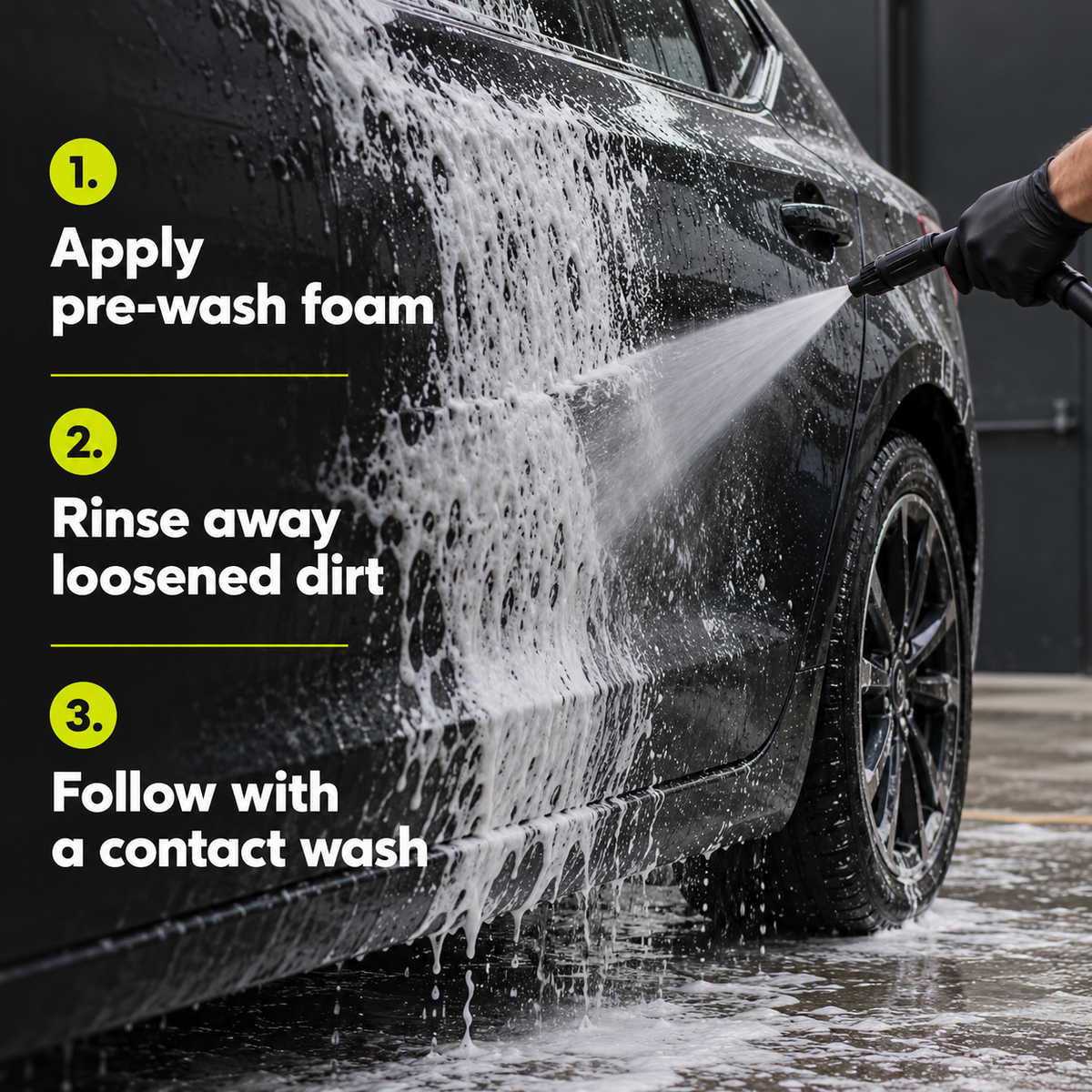 Infinity Wax Wipeout Snowfoam - Pre-Wash Foam — Where does pre-wash fit?