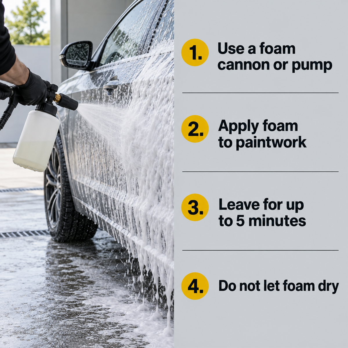 Koch Chemie AF Active Foam 1L — How do I apply it?