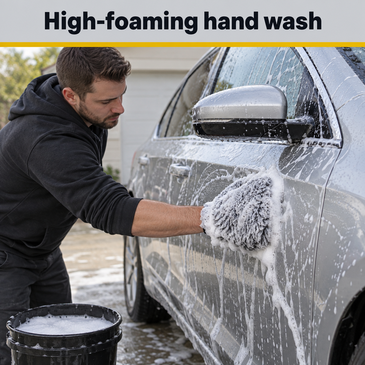 Koch Chemie Autoshampoo - High Foaming Vehicle Shampoo — What does hand washing look like?