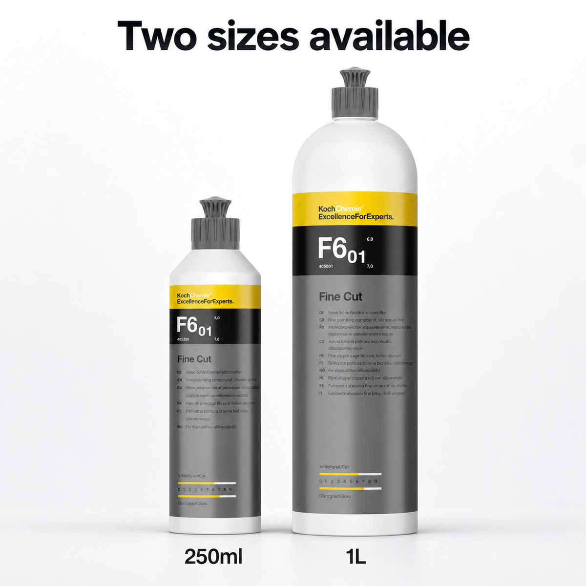 Koch Chemie F6.01 Fine Cut Compound — Which size can I buy?