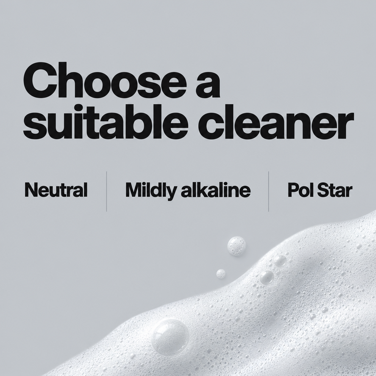 Koch-Chemie Foamer Bottle - Voluminous Foam Dispenser — Which cleaners can I use?