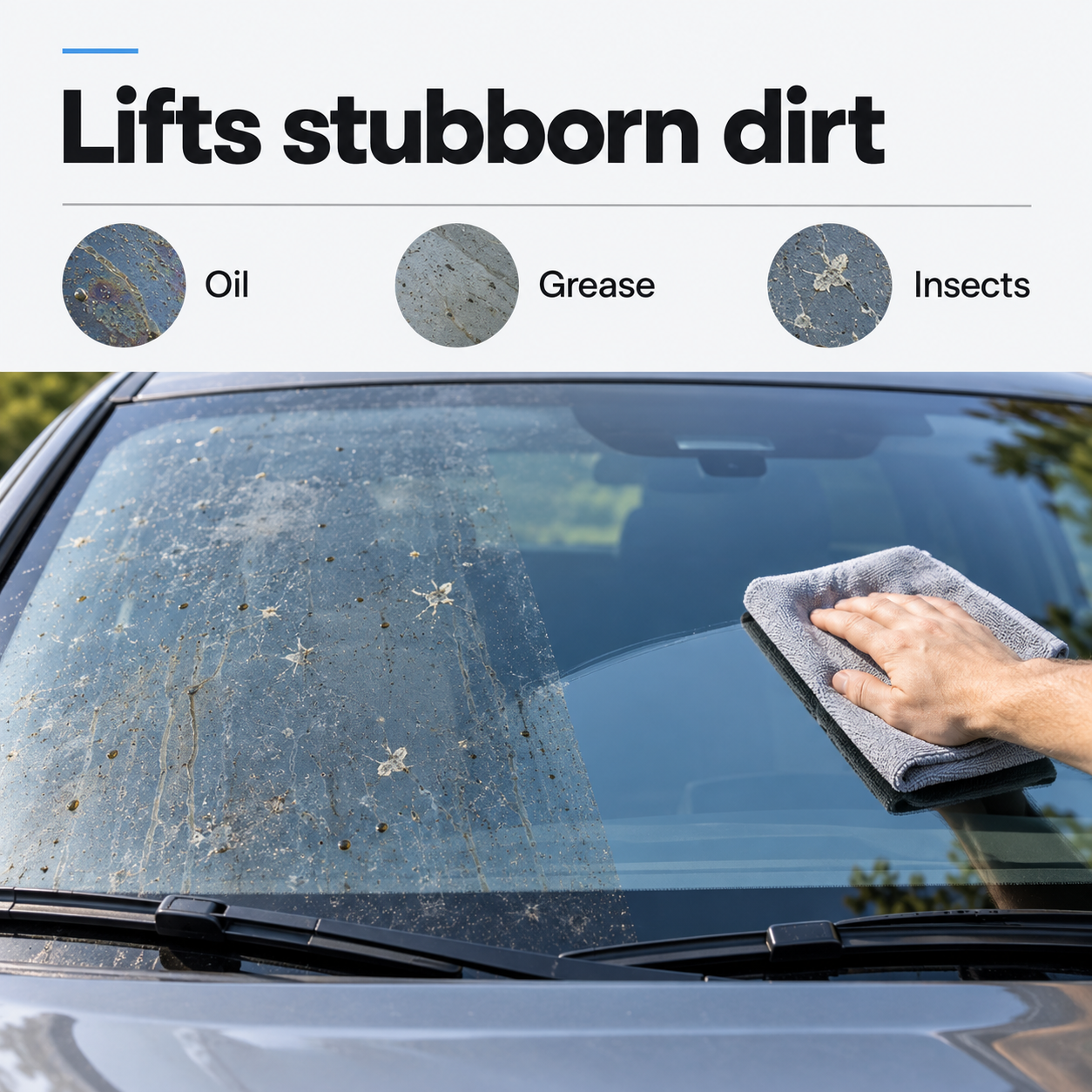 Koch Chemie Gc Glass Cleaner 1L — What dirt does it remove?