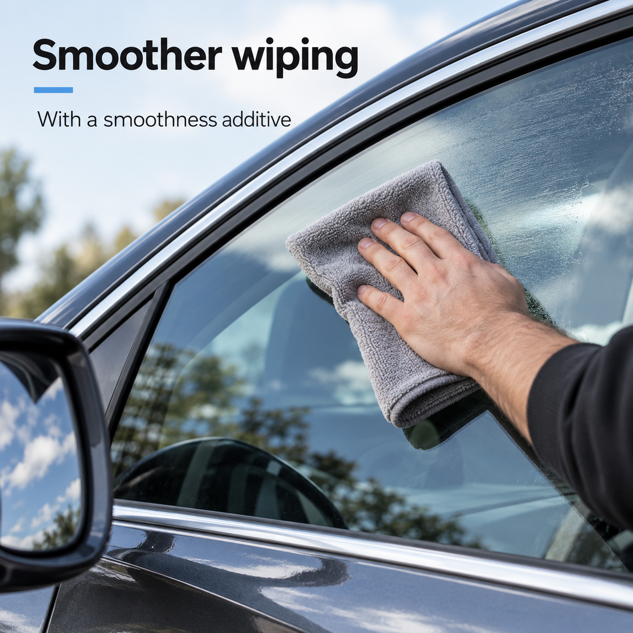 Koch Chemie Gc Glass Cleaner 1L — What helps the cloth glide?