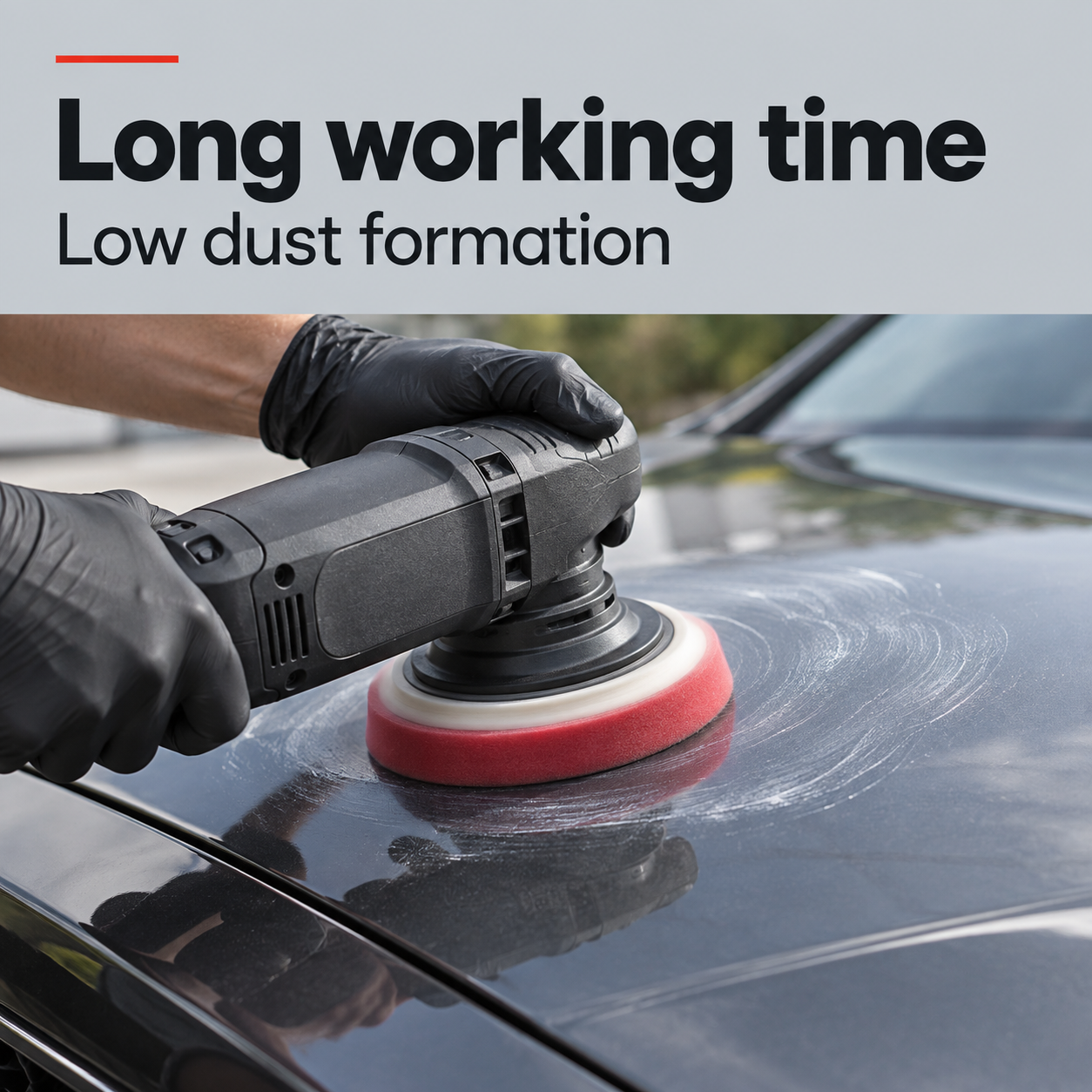 Koch-Chemie Heavy Cut (H9.02) - Coarse Polishing Compound Silicone Oil Free — Can I work it for longer?