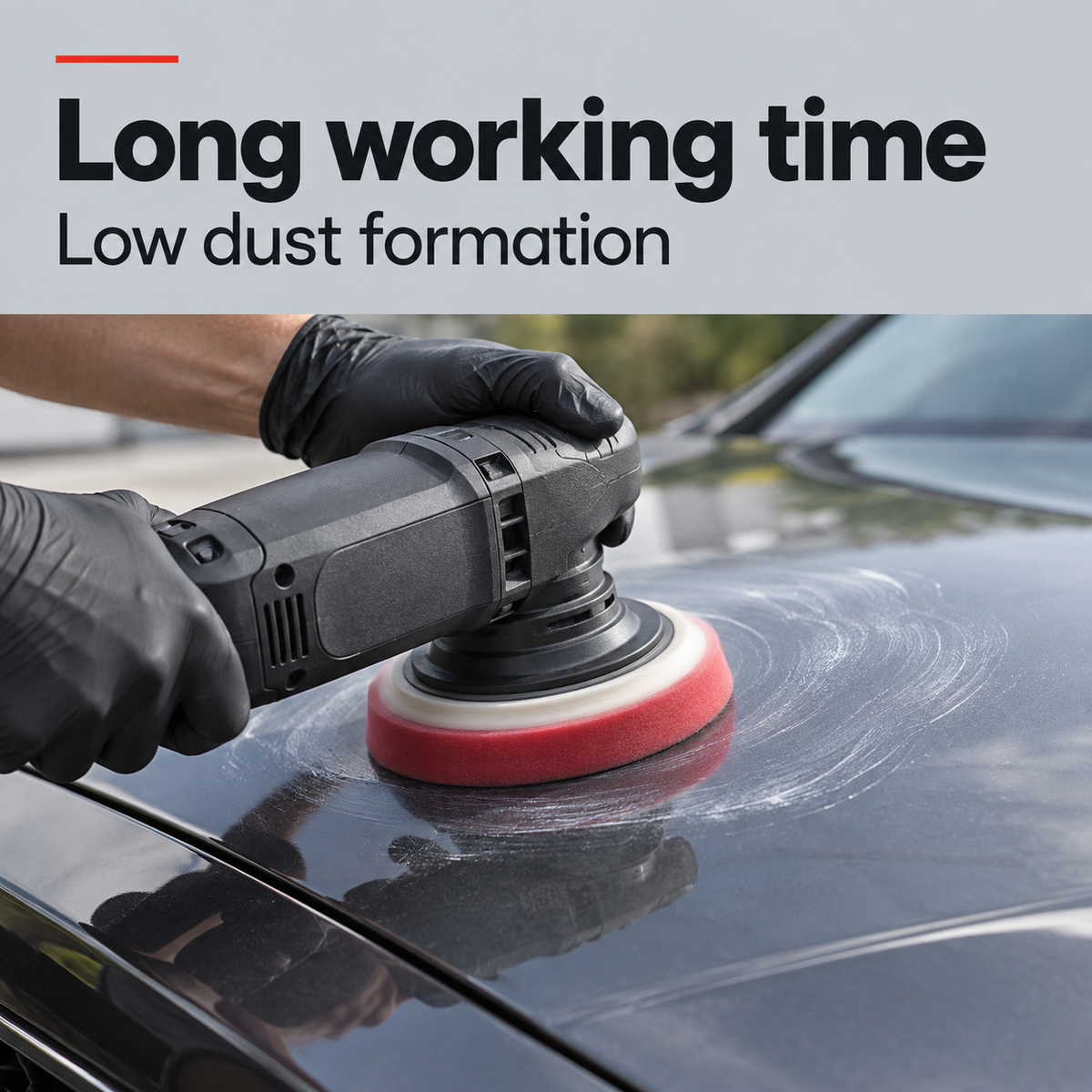 Koch-Chemie Heavy Cut (H9.02) - Coarse Polishing Compound Silicone Oil Free — Can I work it for longer?