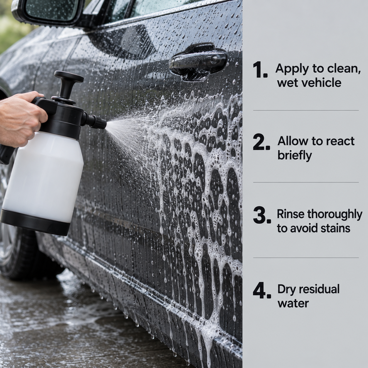 Koch Chemie Hydro Foam Sealant S0.03 1L — How do I apply it?
