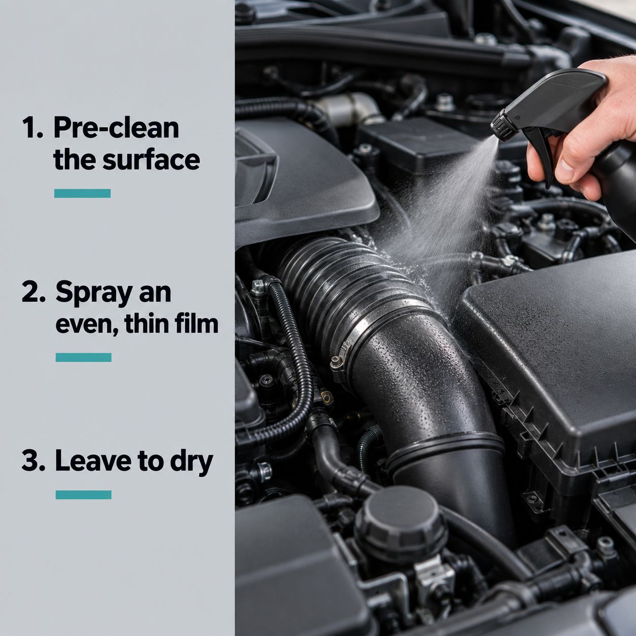Koch Chemie Mp Motorplast — How do I apply it?