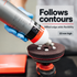 Koch Chemie Red Heavy Cut Foam Pad (Various Sizes) — How does it handle contours?