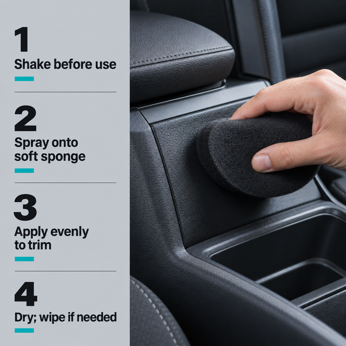 Koch-Chemie Ts Top Star Interior Plastic Trim 1L — How do I apply it?