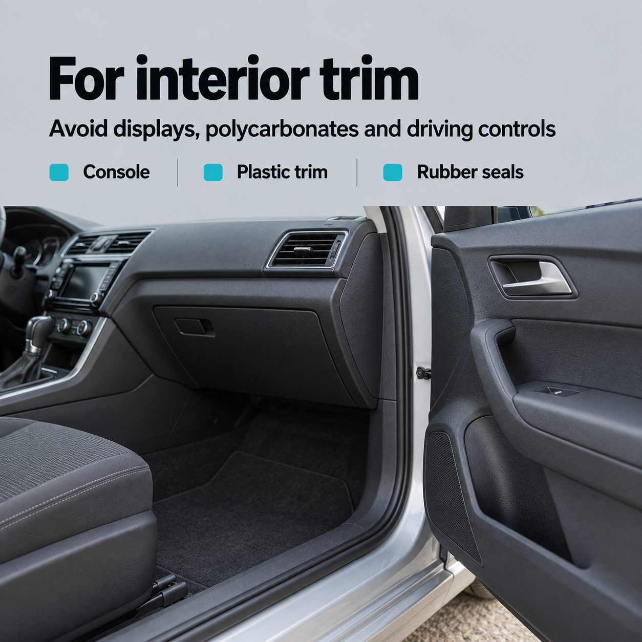 Koch-Chemie Ts Top Star Interior Plastic Trim 1L — Where can I use it?