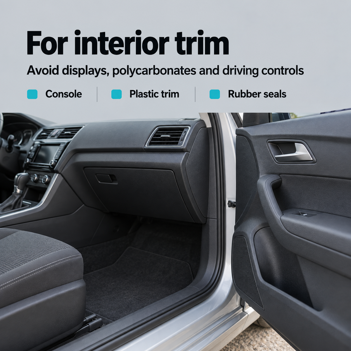 Koch-Chemie Ts Top Star Interior Plastic Trim 1L — Where can I use it?