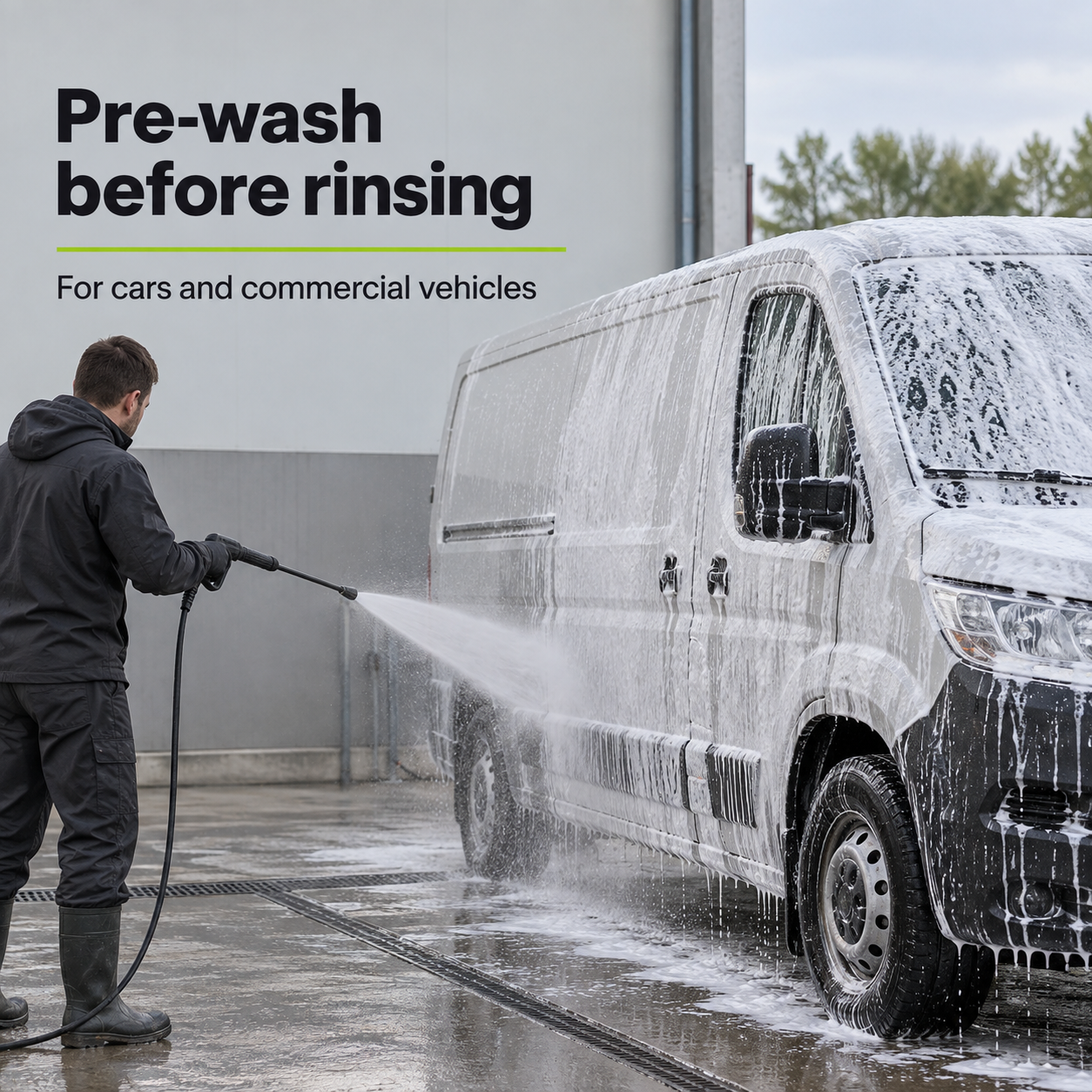 Koch-Chemie Vb Vorreiniger B Pre-Cleaner 1L — What does it look like working?