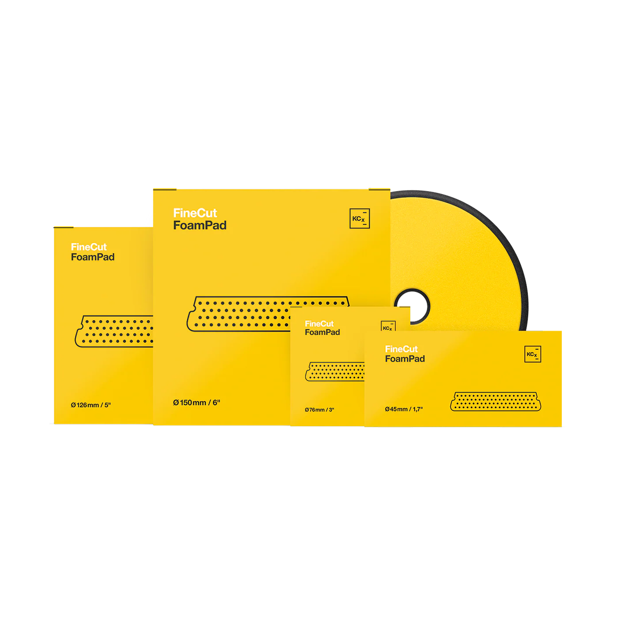 Koch Chemie Yellow Fine Cut Foam Pad (Various Sizes) — What am I buying?