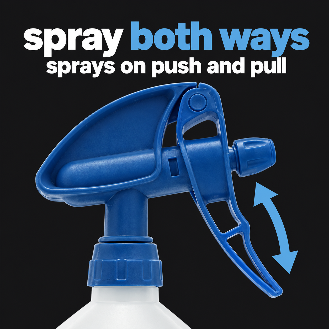 Kwazar Mercury Pro+ 360 Double-Action Trigger Spray - 4 Pack — When does it spray?