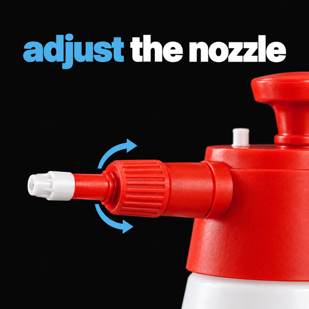 Kwazar Venus Super Pro+ Acid Pressure Sprayer 1.5L — Can I adjust the nozzle?