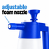 Kwazar Venus Super Pro+ Alkaline Foamer 2L — Can I adjust the nozzle?