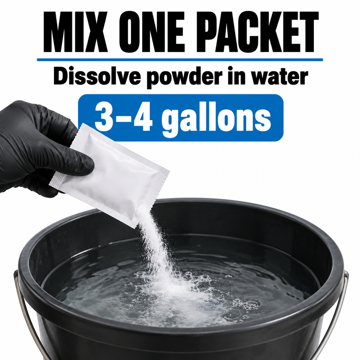 Lake Country Snappy Clean Pad Cleaner — How much water?