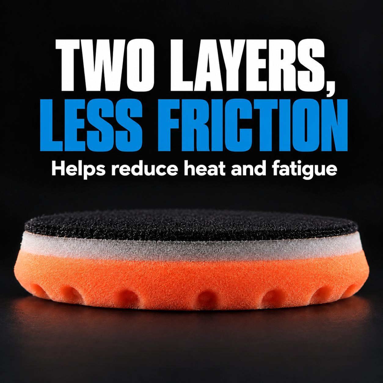 Lake Country HDO CCS Orange Polishing Pad (Various Sizes) — Why two layers?