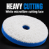 Lake Country HDO White/Blue Microfibre Cutting Pad (Various Sizes) — What job is it for?