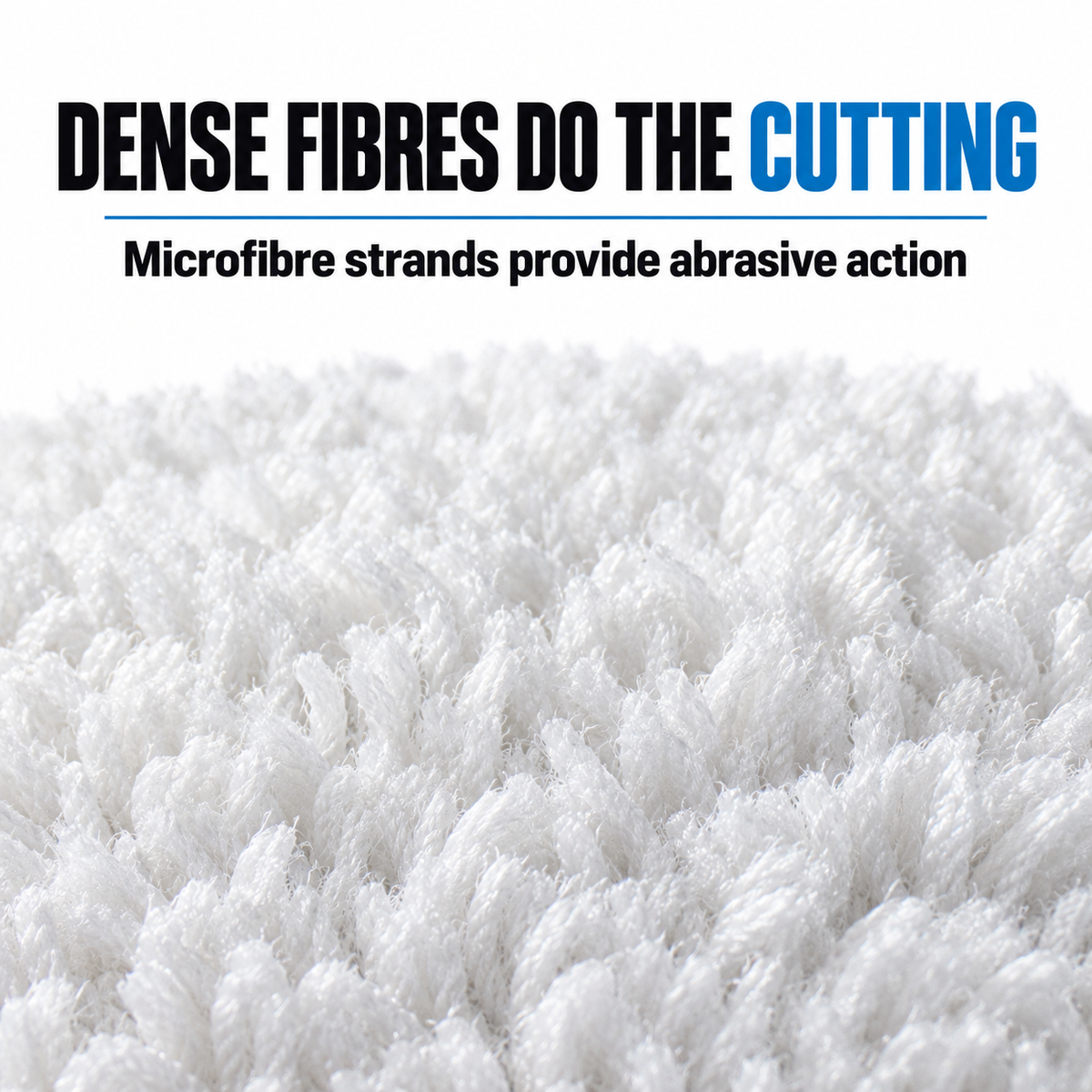 Lake Country White/Blue Microfibre Cutting Pad (Various Sizes) — How does it cut?